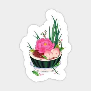 Minhwa: Fruits with Peony B Type Magnet