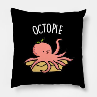 Octopie Cute Octopus Pie Pun Pillow