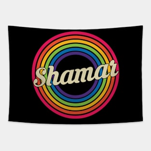 Shamar - Retro Rainbow Style Tapestry