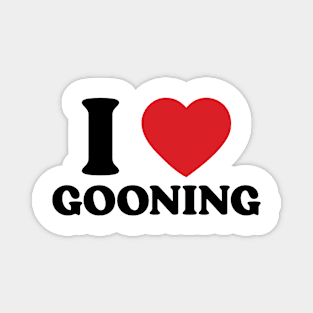 I Heart Gooning v2 Magnet