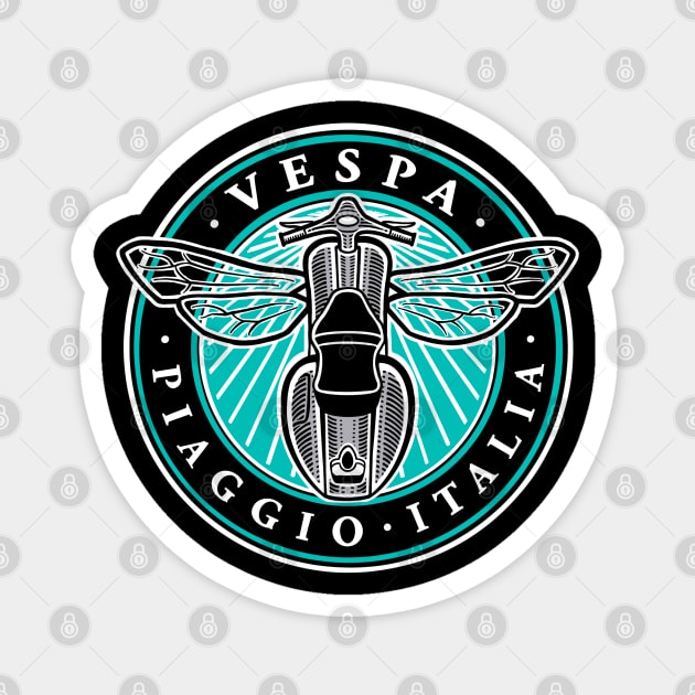 Vespa Piaggio Italia Magnet by marat