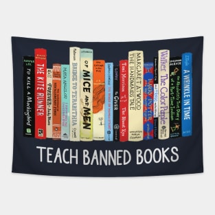 Teach Banned Books Tapestry