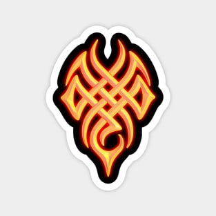 Fire pattern Magnet