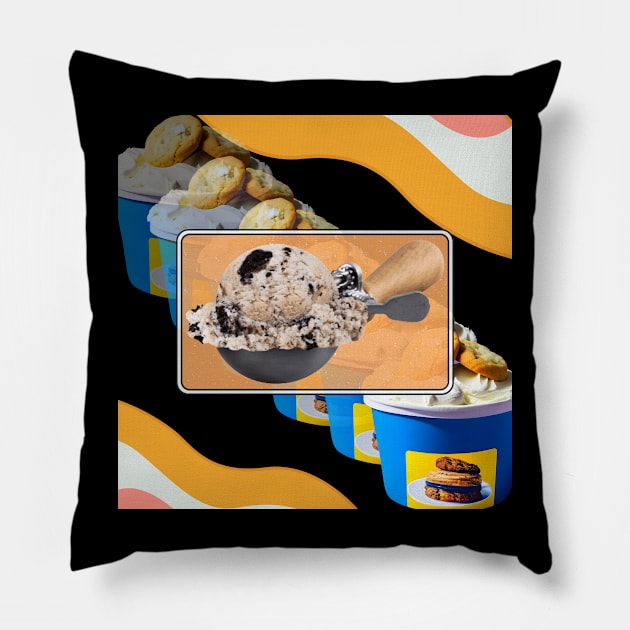 Ice Cream Dream Pillow by Blay