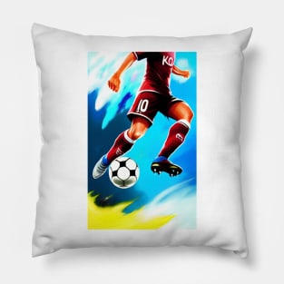 Soccer player Pillow