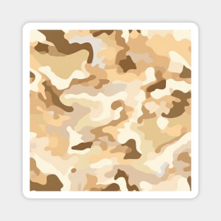 tan brown desert camo pattern Magnet