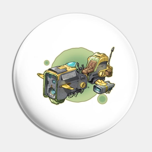 Motorbike 23centery Pin by INKSPACE