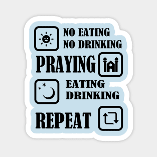 RAMADAN PRAYING REPEAT GIFTS Magnet