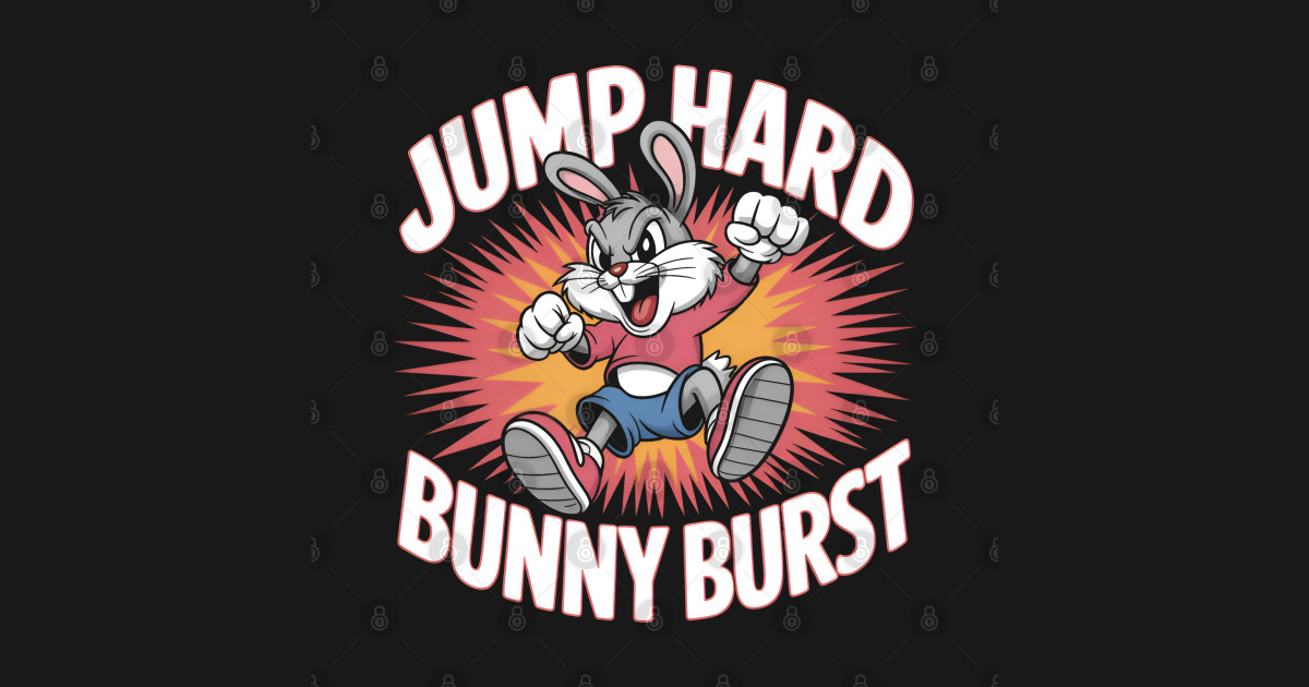 Fitness Bunny Sprint Fans RUN QUICK BUNNY HIT Funny Rabbit - Funny ...