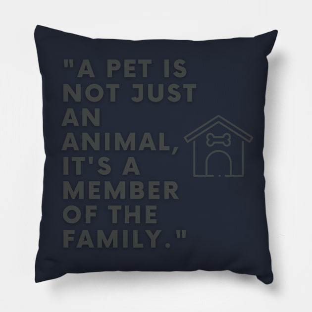 Celebrate Your Love for Pets with this Awesome T-Shirt Design Pillow by Shop-Arts