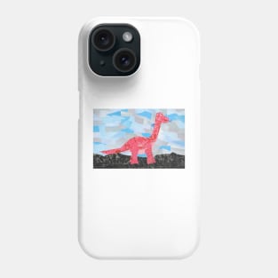 Pink Dino Phone Case