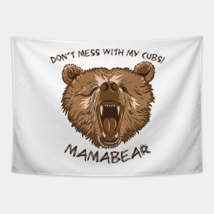 Don't Mess With My Cubs, Mamabear Tapestry