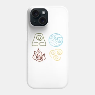 Avatar the Last Airbender Four Nations Phone Case