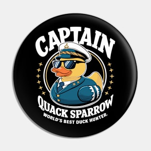 Captain Quack Sparrow Cruise Ship Duck Hunter Pin