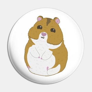 Cute Hamster Drawn Badly Pin