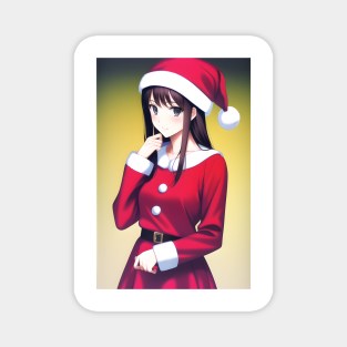 Santa Girl Magnet