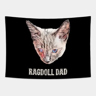 Ragdoll Dad Father's Day Gift Tapestry