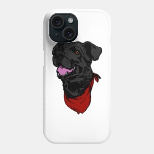 Negro Matapacos the riot dog Phone Case