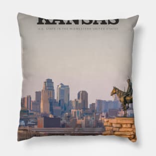 Visit Kansas Pillow