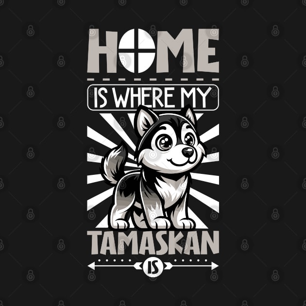 Home is with my Tamaskan Dog by Modern Medieval Design