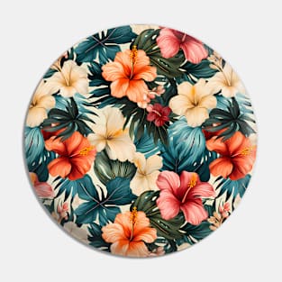 #2 Floral Pattern. Hibiscus Flower Pattern. Pin