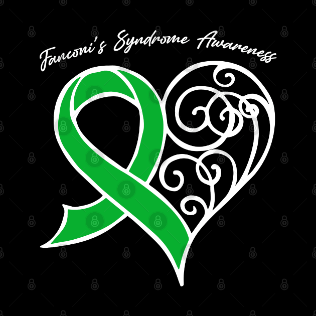 Fanconi's Syndrome Awareness Heart Ribbon Gift Valentines Day - In This Family Nobody Fights Alone by BoongMie