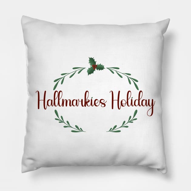 Hallmarkies Holiday Ivy Pillow by Hallmarkies Podcast Store