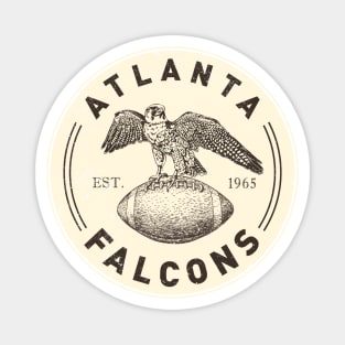 Vintage Atlanta Falcons by Buck Tee Originals Magnet