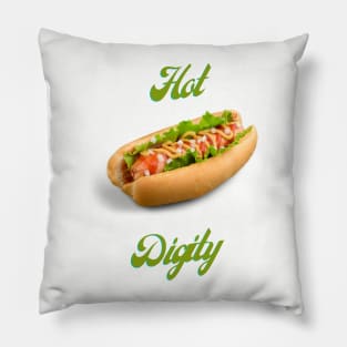 Hot digity dog Pillow