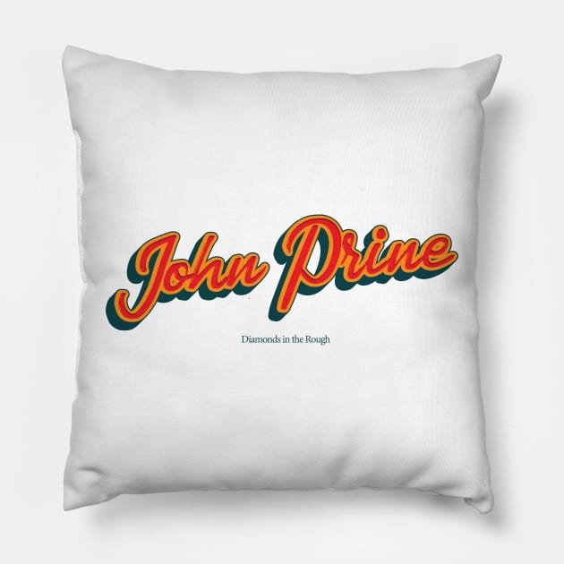 John Prine Pillow by PowelCastStudio