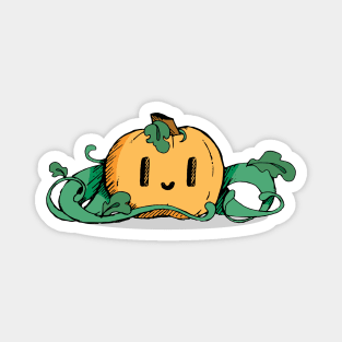 Smiley Pumpkin Magnet