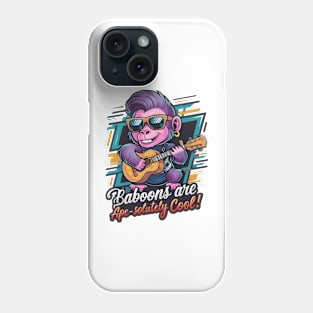 Funky Baboon Rockstar Tee Phone Case