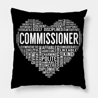Commissioner Heart Pillow