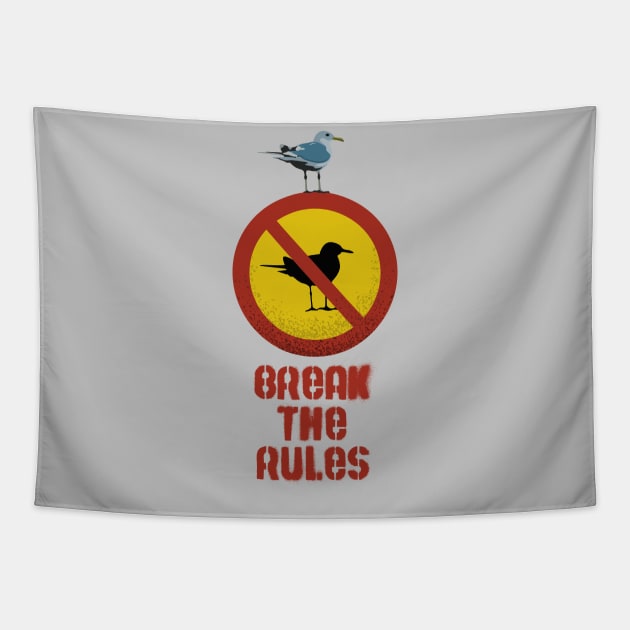 Break the rules Tapestry by atizadorgris