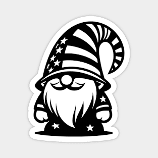 4th of July Gnome Magnet