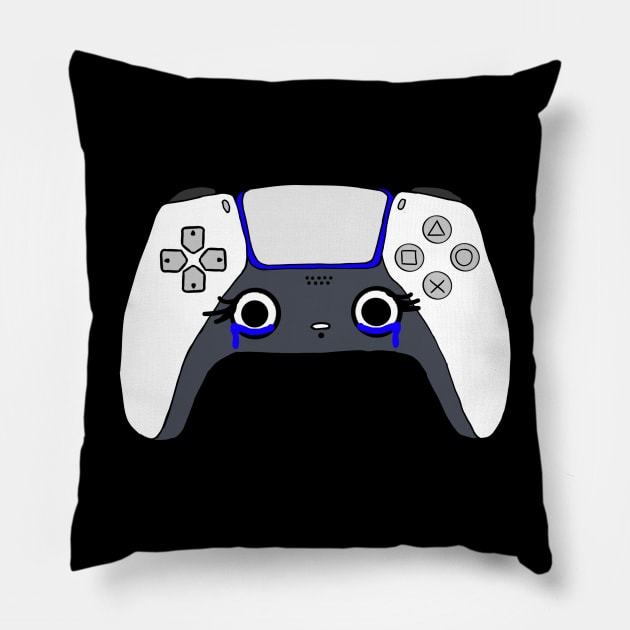 PS5 controller anime Pillow by CuteGirlsStore