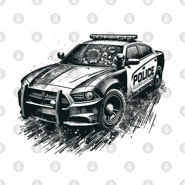 Police car by Vehicles-Art