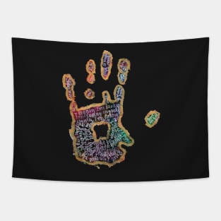 Hand from I will Fight Tapestry