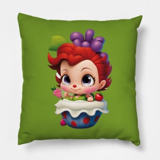 Cupcake Chibi Delight Pillow