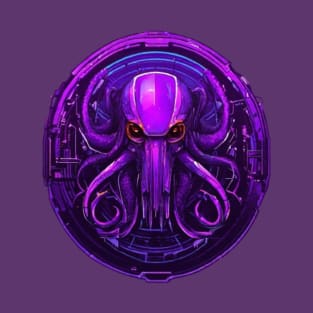 Cyberpunk Octopus Kraken T-Shirt