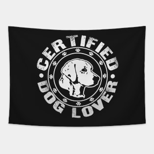 Certified Dog Lover Tapestry