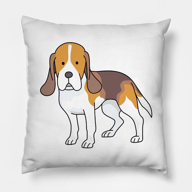 Beagle Pillow by kawaii_shop