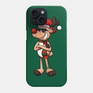 Cool Christmas Reindeer Phone Case