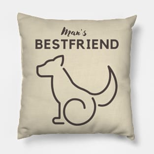 Man's Bestfriend Pillow