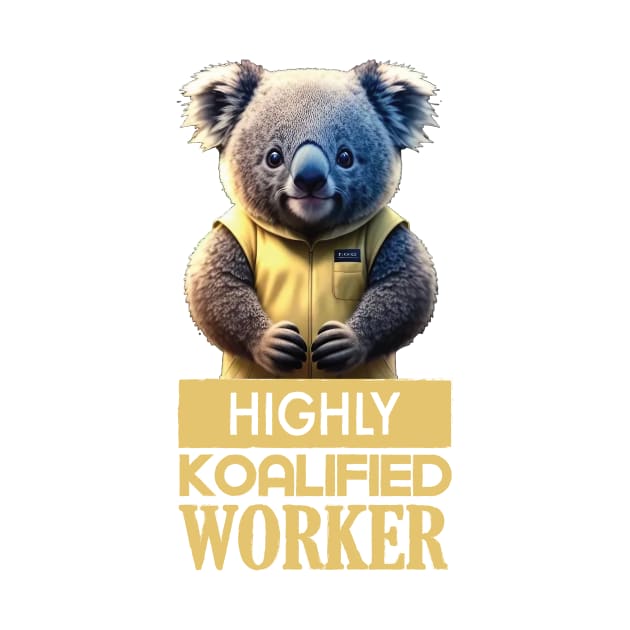 Just a Highly Koalified Worker Koala by Dmytro