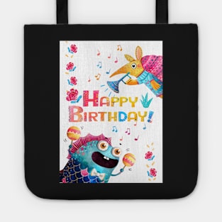 Mexican creatures Birthday card Tote