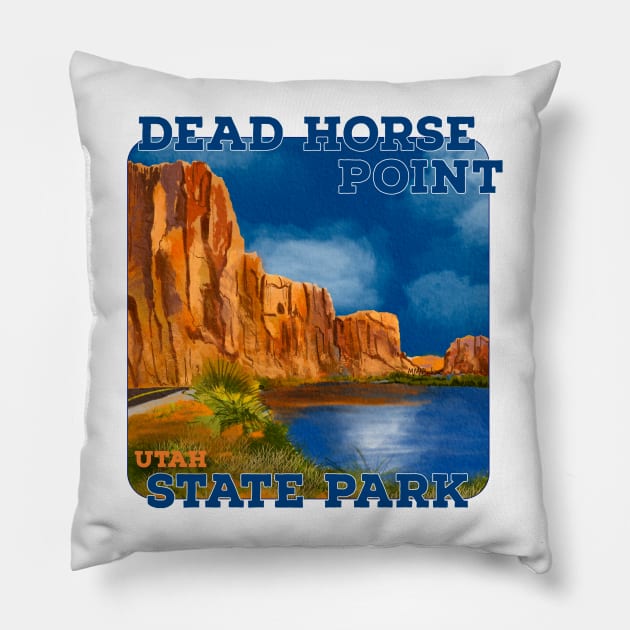 Dead Horse Point State Park, Utah Pillow by MMcBuck