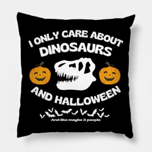 Halloween Dinosaur Skull Pillow