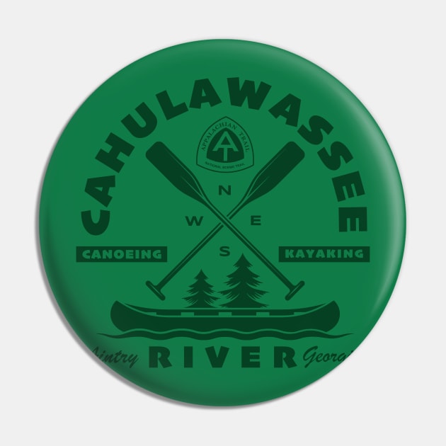 Cahulawassee River Pin by MindsparkCreative