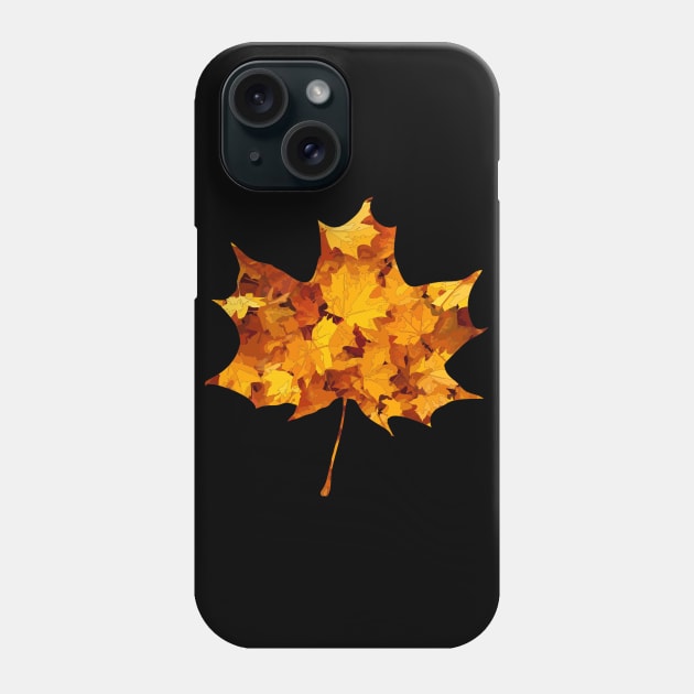 Fall Autumn Maple Leaf Phone Case by Muzehack